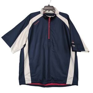 Sunice Sport X20ct Men's XL‎ 1/4 Zip Navy Windbreaker Celebrity Golf Classic